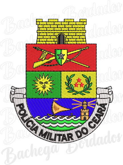 Matriz Bordado Polícia Militar do Ceará