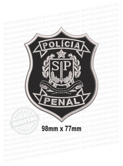 Matriz Bordado Polícia Penal São Paulo