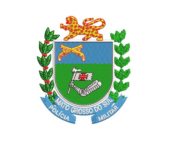 Matriz Bordado Polícia Militar Mato Grosso Do Sul