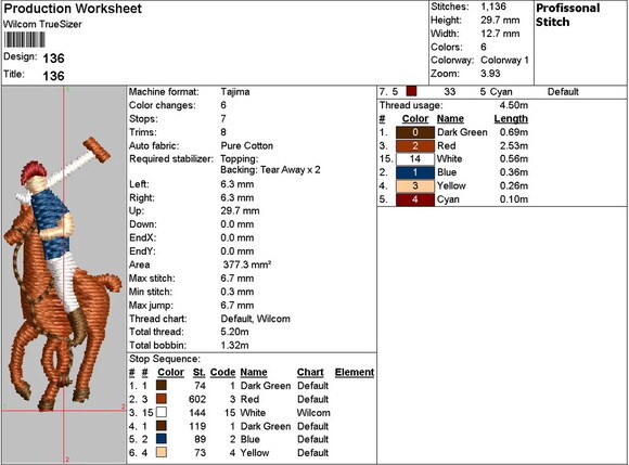Matriz Bordado Polo Player 4