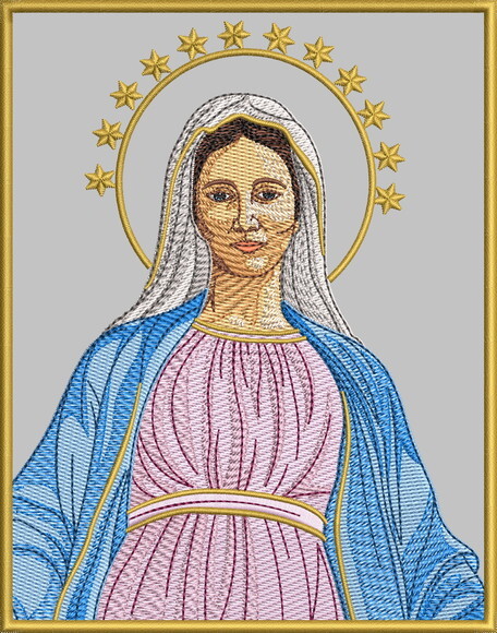 Matriz Bordado Rainha da Paz