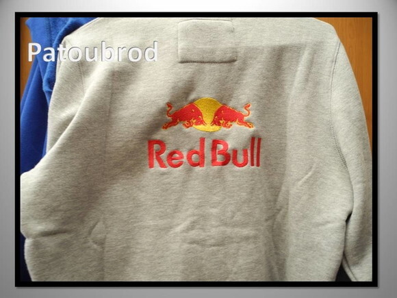 Matriz Bordado Red Bull Logo