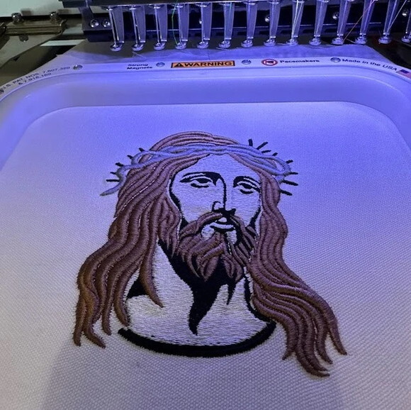 Matriz Bordado Rosto de Jesus