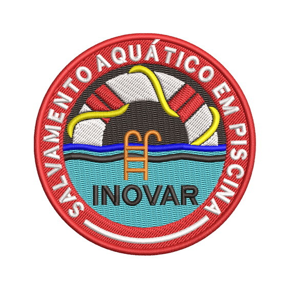 Matriz Bordado Salvamento Aquático Piscina