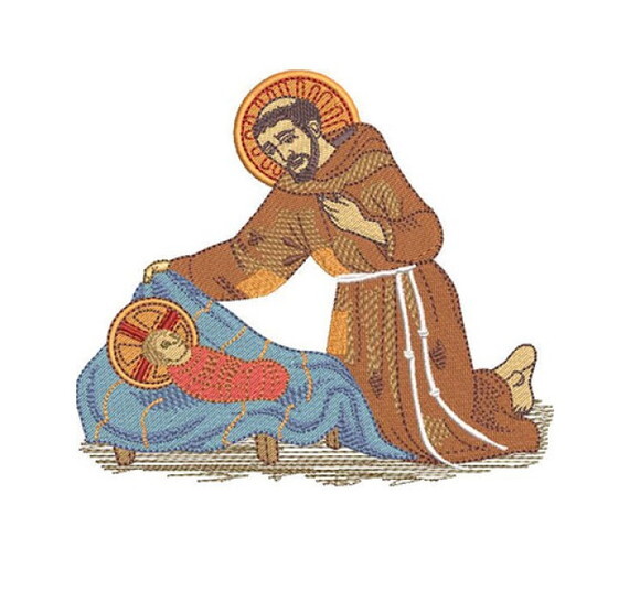 Matriz Bordado São Francisco de Assis com Jesus