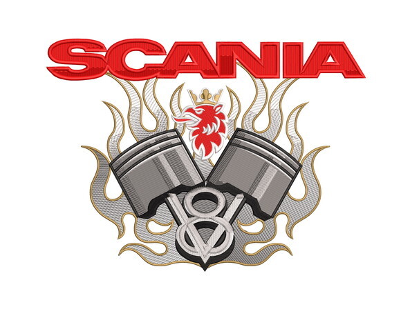 Matriz Bordado Scania Motor