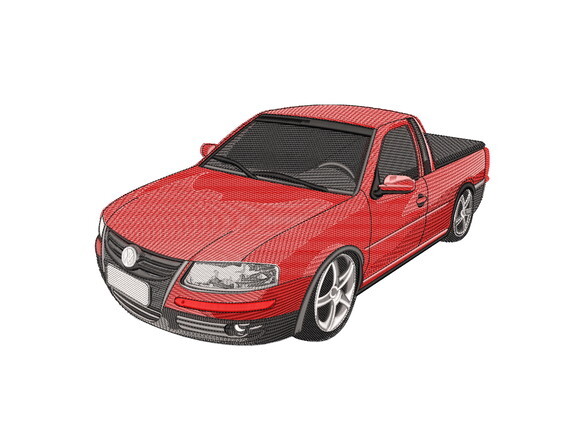 Matriz Bordado Saveiro Volkswagen 4