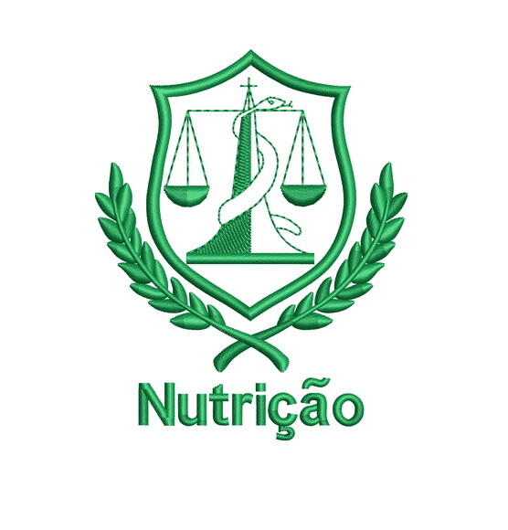Matriz Bordado Simbolo Nutrição