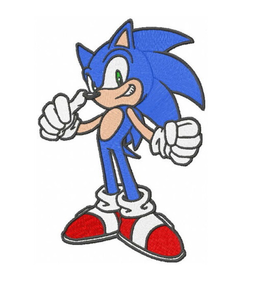 Matriz Bordado Sonic 3