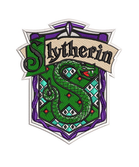 Matriz Bordado Sonserina Harry Potter - Slytherin
