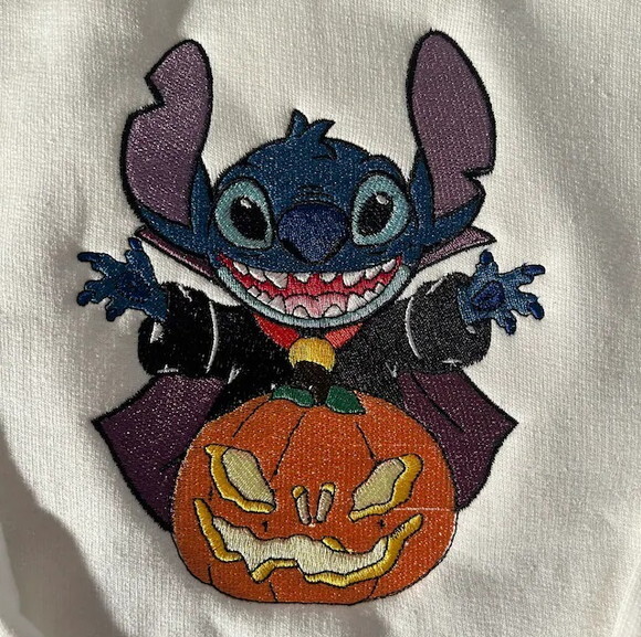Matriz Bordado Stitch Haloween