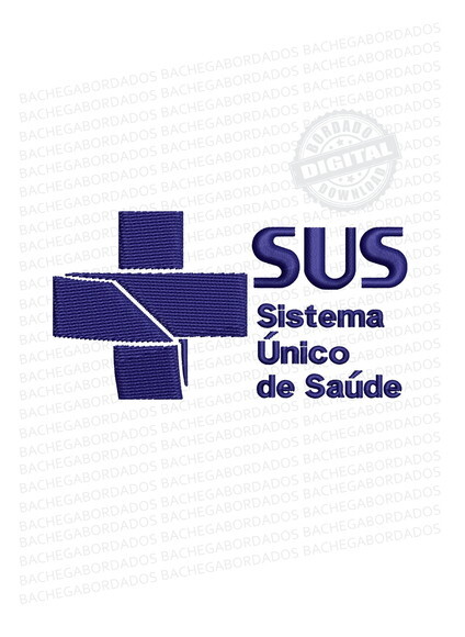 Matriz Bordado Sus - Sistema Único de Saúde