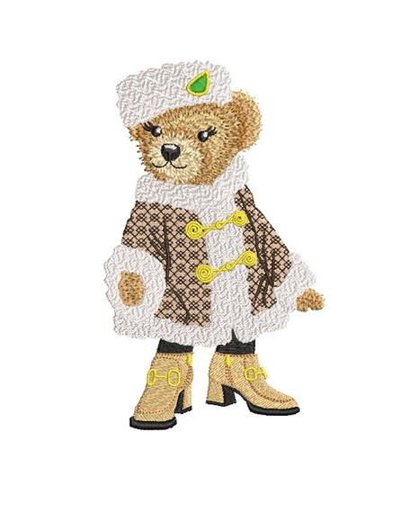 Matriz Bordado Teddy Bear Feminino