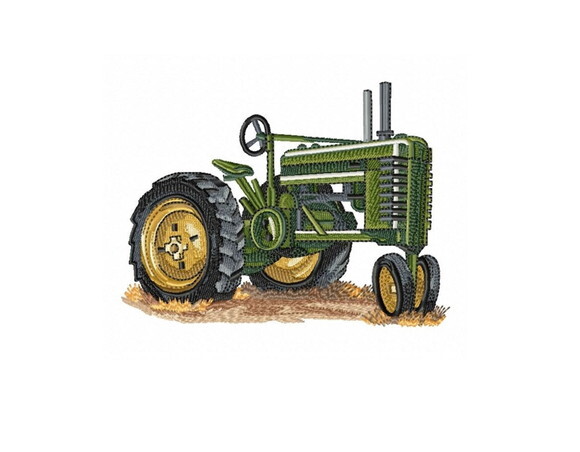 Matriz Bordado Trator Agrícola Grande