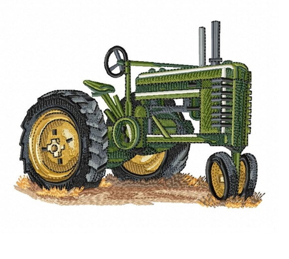 Matriz Bordado Trator Agrícola Grande
