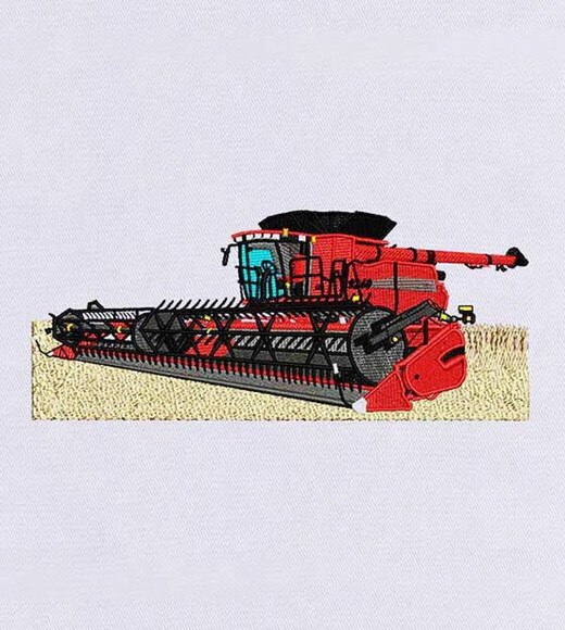 Matriz Bordado Trator Agrícola de Rolo