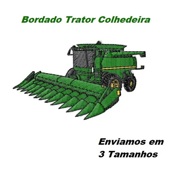 Matriz Bordado Trator Colheitadeira