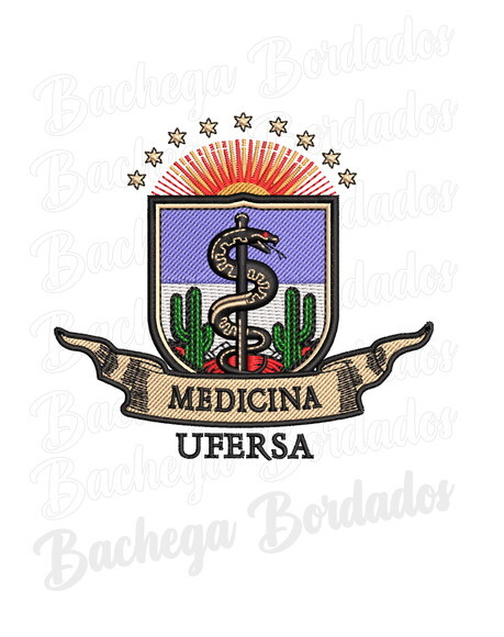 Matriz Bordado Ufersa - Medicina