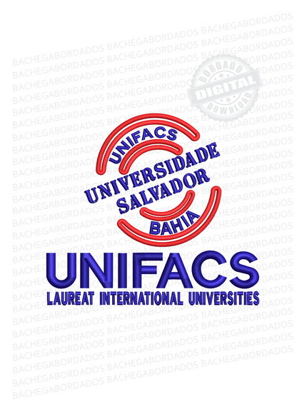 Matriz Bordado Unifacs - Universidade Salvador Bahia