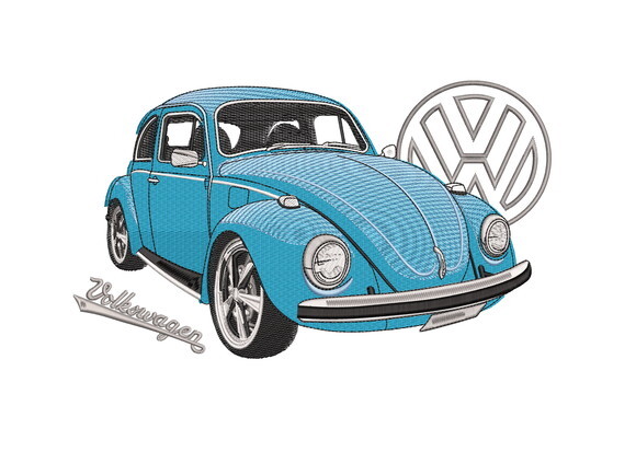 Matriz Bordado Volkswagen Fusca 3