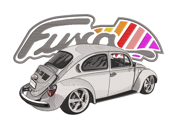 Matriz Bordado Volkswagen Fusca Sport 2
