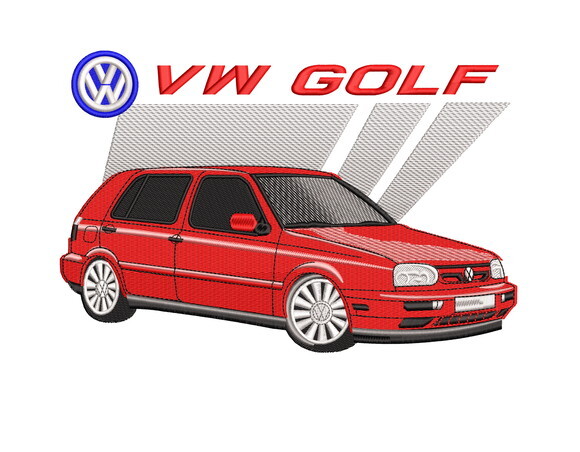 Matriz Bordado Volkswagen Golf Gls