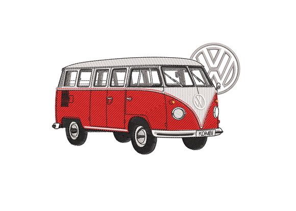 Matriz Bordado Volkswagen Kombi 2