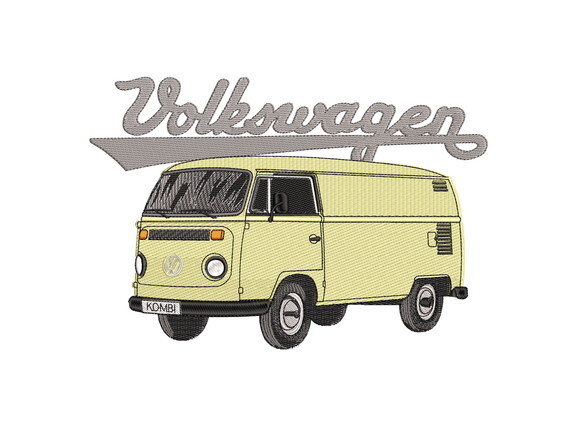 Matriz Bordado Volkswagen Kombi Furgão