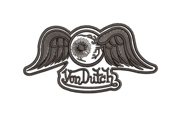 Matriz Bordado Von Dutch Logo 3