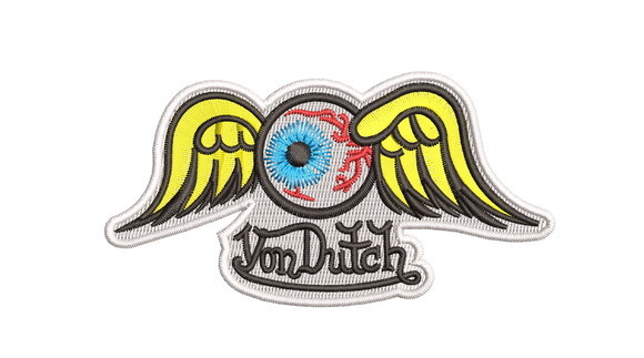 Matriz Bordado Von Dutch Logo 4