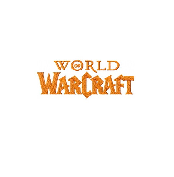 Matriz Bordado World Of Warcraft Logo