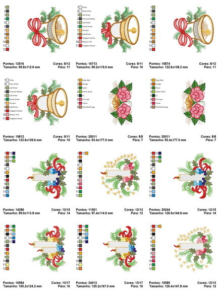 Matriz Bordados Natal Natalino