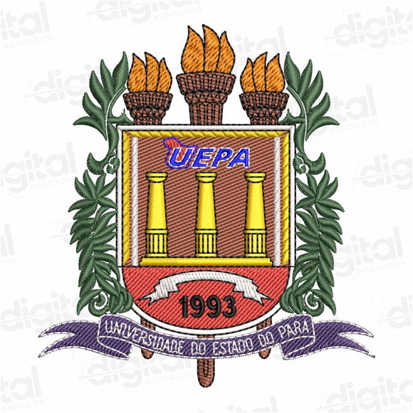 Matriz de Bordado Brasão Uepa