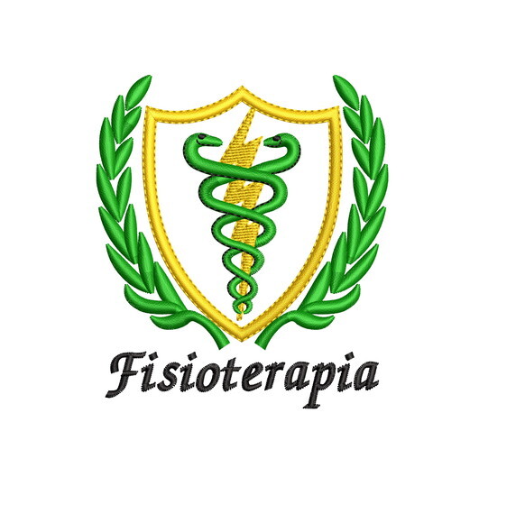 Matriz de Bordado Fisioterapia Logo
