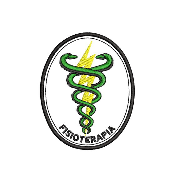 Matriz de Bordado Fisioterapia Círculo
