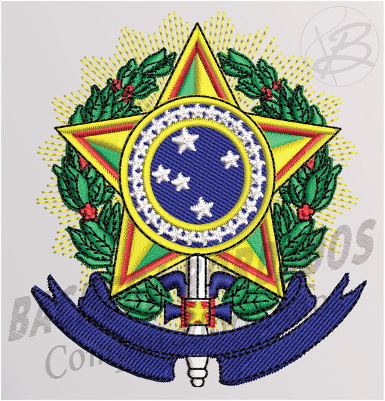 Matriz de Bordado República Federativa do Brasil