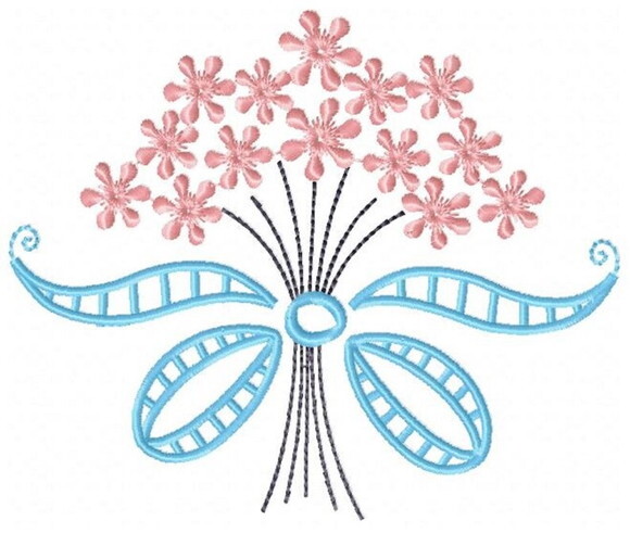 Matrizes de Bordado Pacote de Flores 49 Arquivos