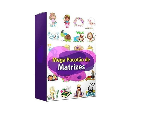 Mega Pacote 6.000 Matrizes de Bordado