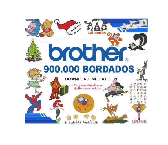 Mega Pacote de Bordados com 900 Mil Matrizes em Formato Pes