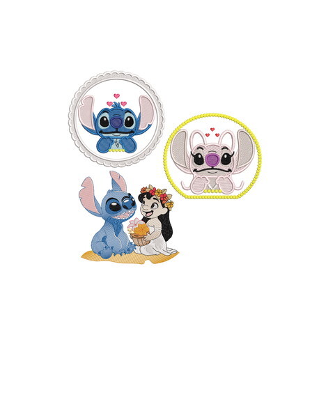 Pacotão de Matrizes Lilo Stitch Variados