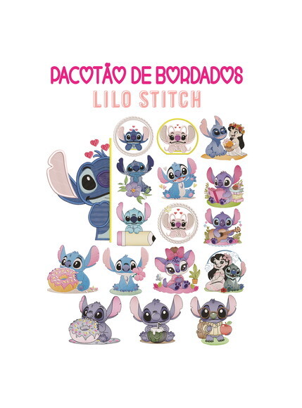 Pacotão de Matrizes Lilo Stitch Variados
