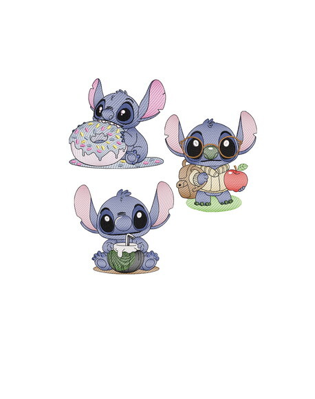Pacotão de Matrizes Lilo Stitch Variados