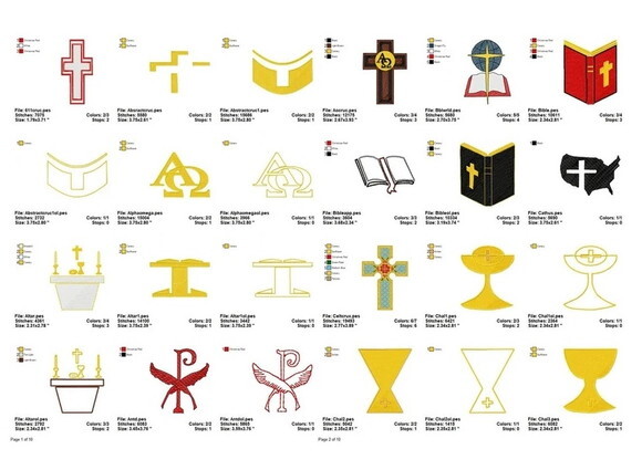 Pacote 120 Matrizes Religiosas, Bíblicas, Católicas