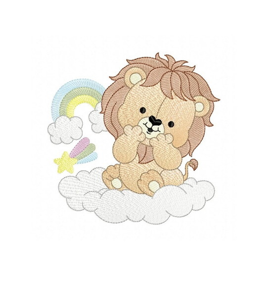 Pacote 4 Matrizes de Bordado Animais Safari