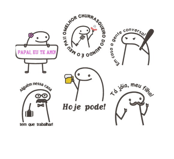 Pacote 6 Matrizes de Bordados Bento