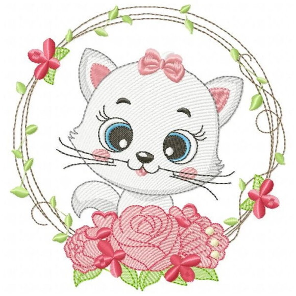 Pacote de Matrizes de Bordado Animais Infantis