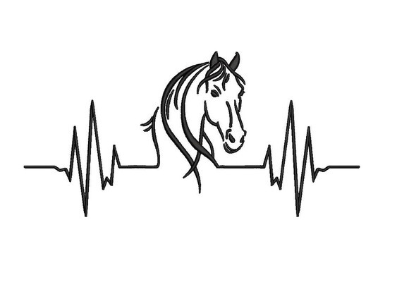 Pacote Matriz Bordado Coração de Cavalo Batimentos