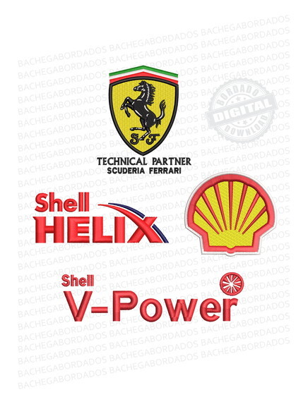 Pacote Matriz de Bordado Posto Shell