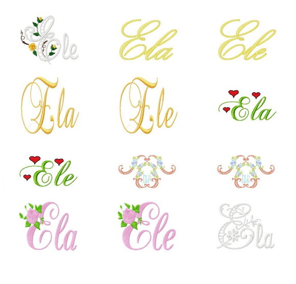 Pacote Matrizes de Bordado Ele & Ela 2