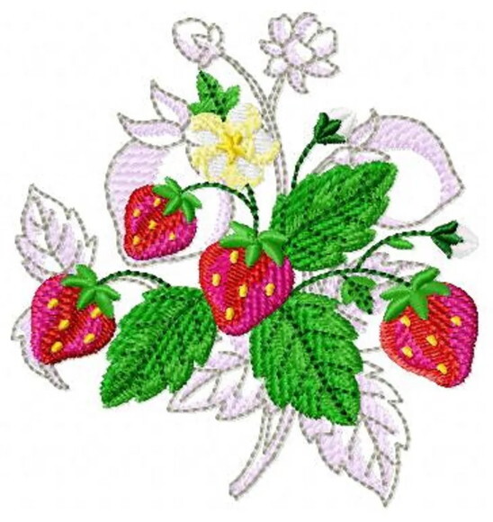 Pacote Matrizes de Bordados Frutas